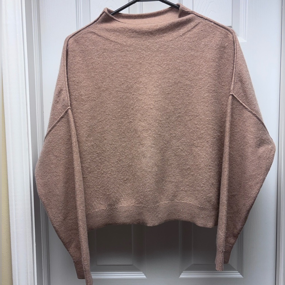 Anthropologie Pilcro 100% Cashmere Oversized Cropped Sweater | Size S